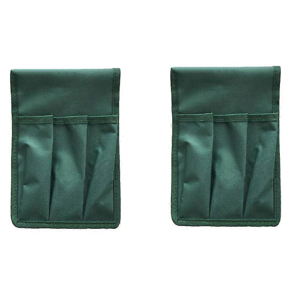Gardening Tool Bag Garden Kneeler Seat Tool Bags Storage Bag For Garden Tool Rectangular Green 29.50X19.50X1.50CM Tool Organization 2Set
