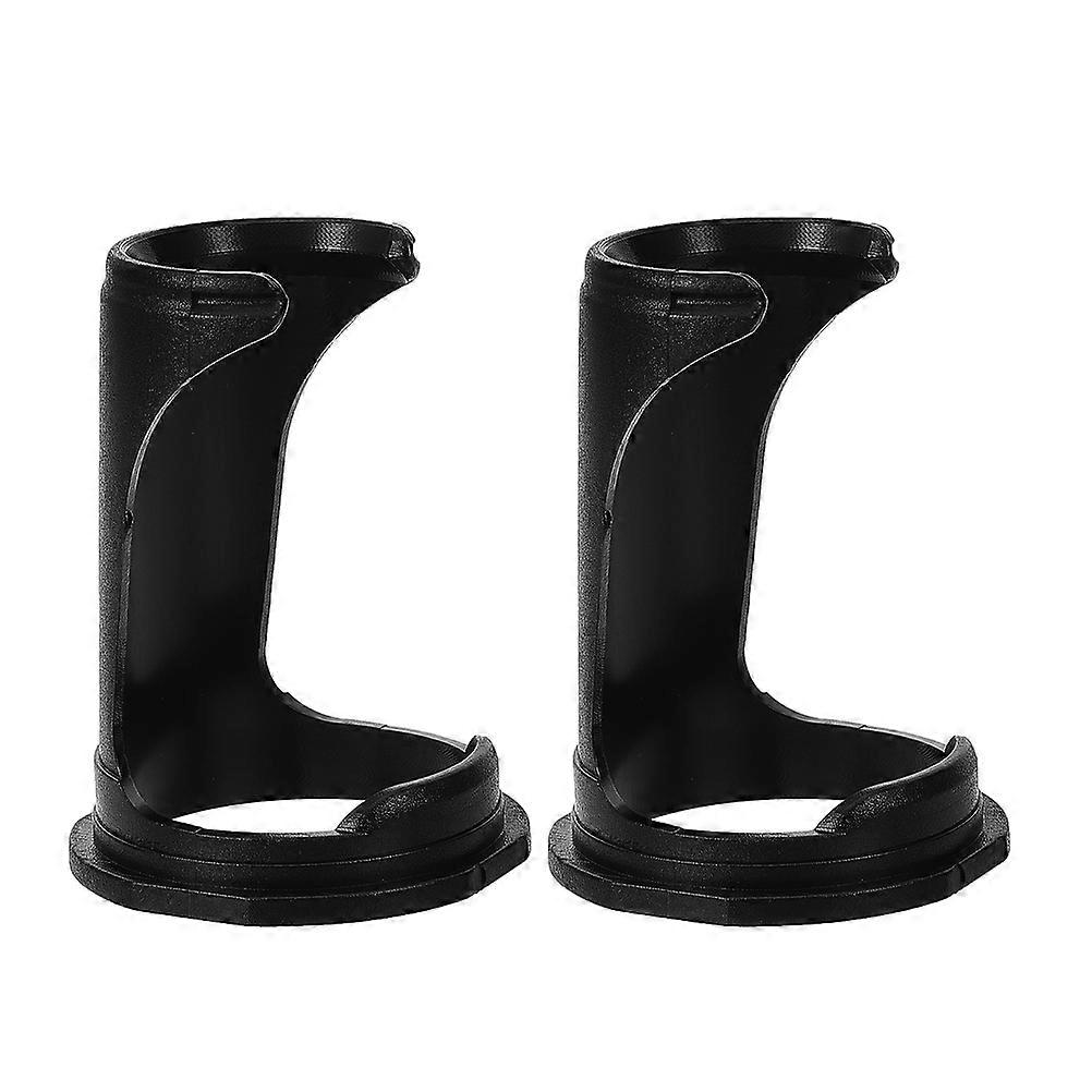 Portable Plastic Shaving Brush Holder Stand for Men's Beard Grooming – 2PCS Set for Shaving Tools Organizer at Home or Travel Use