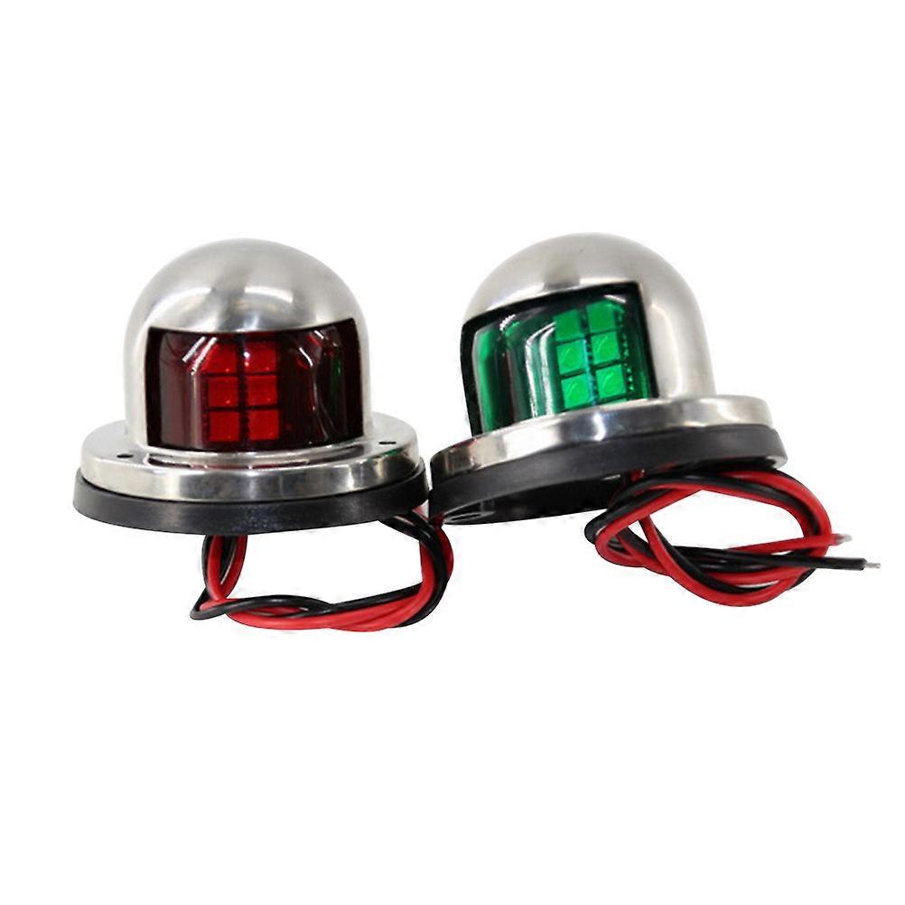 Fishing Boat Signal Lamps Waterproof Spherical Signal Lights for Dinghy Boat Accessories 6.2x4.5x6.5cm Turn Signal 1 Pair