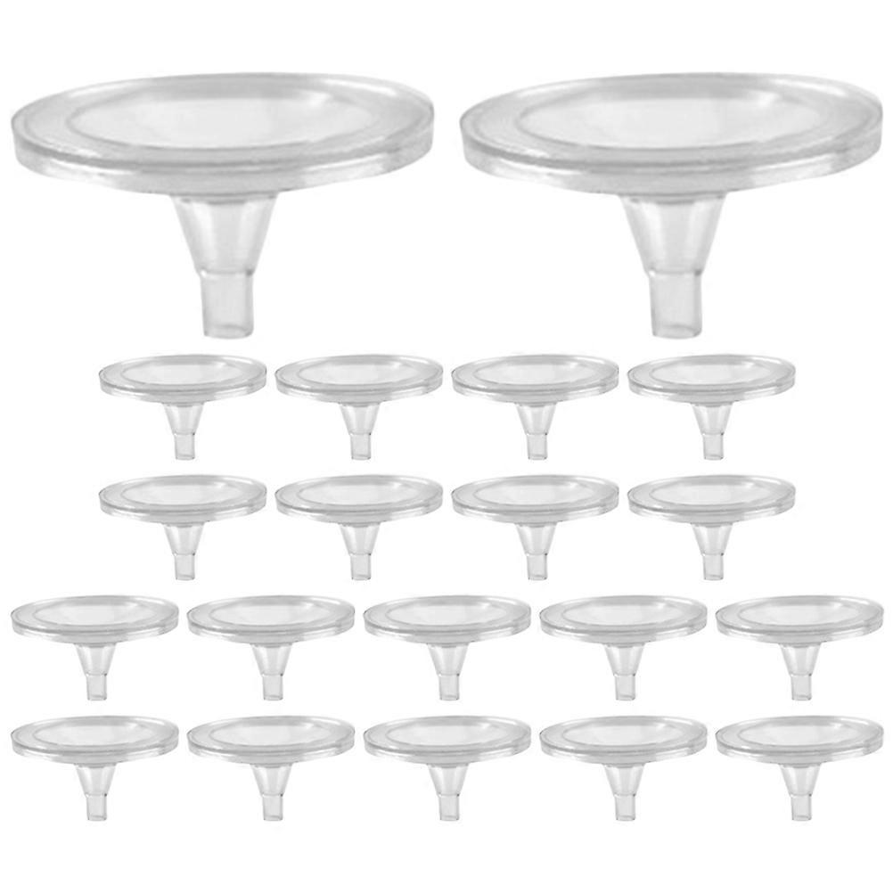 Sphere Stand Transparent Plastic Crystal Ball Display Stand for Fish Tank 20Set