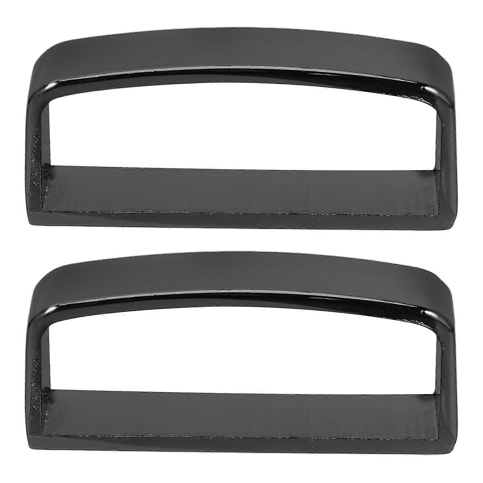 Anti Slip Belt Loop Keeper Rectangle Loop Ring Stainless Steel Belt Loop Connector Heavy Duty Belt Accessories Men Everyday Use 2Pcs