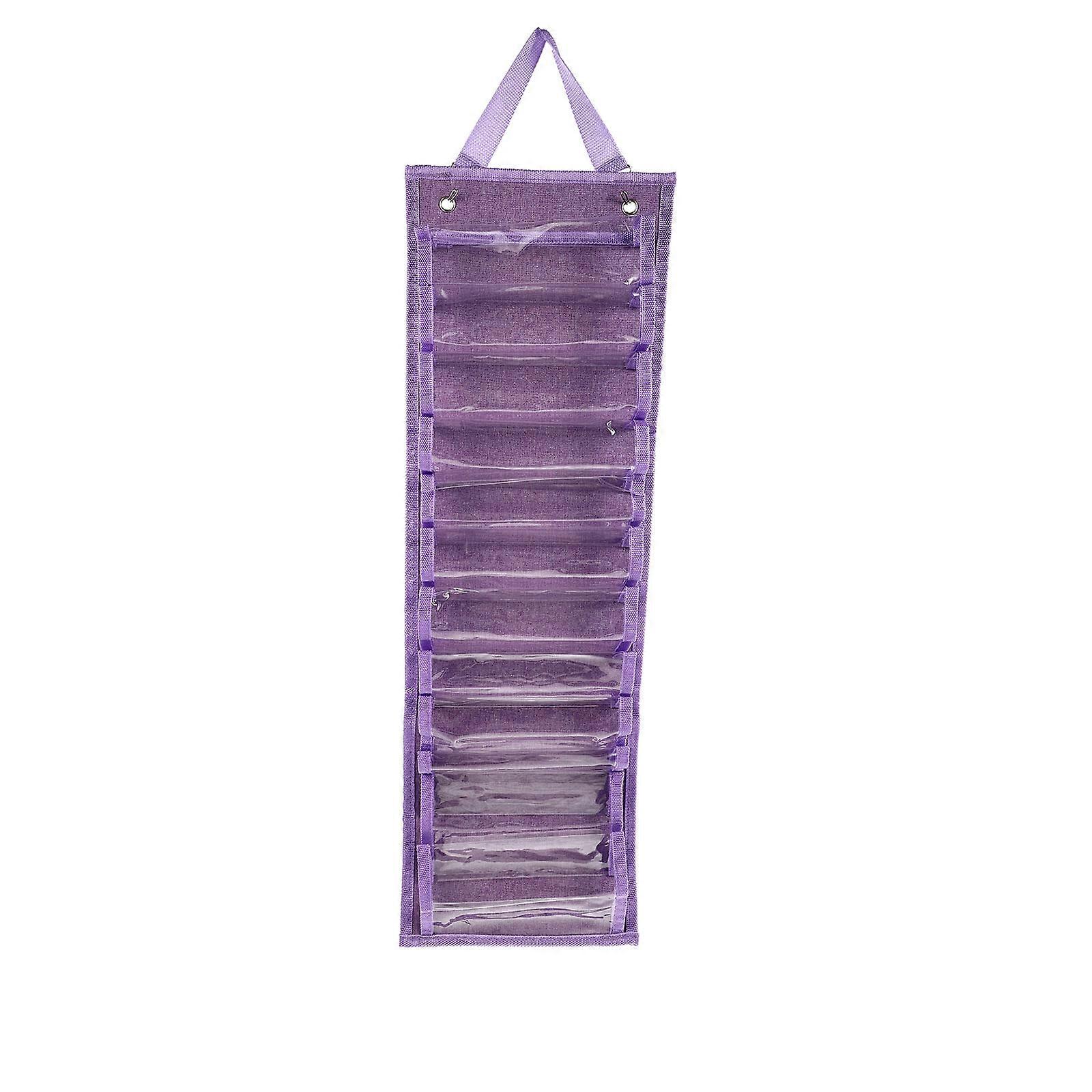 Durable Purple Oxford Cloth Vinyl Roll Holder for Efficient Storage Organization in Craft Room