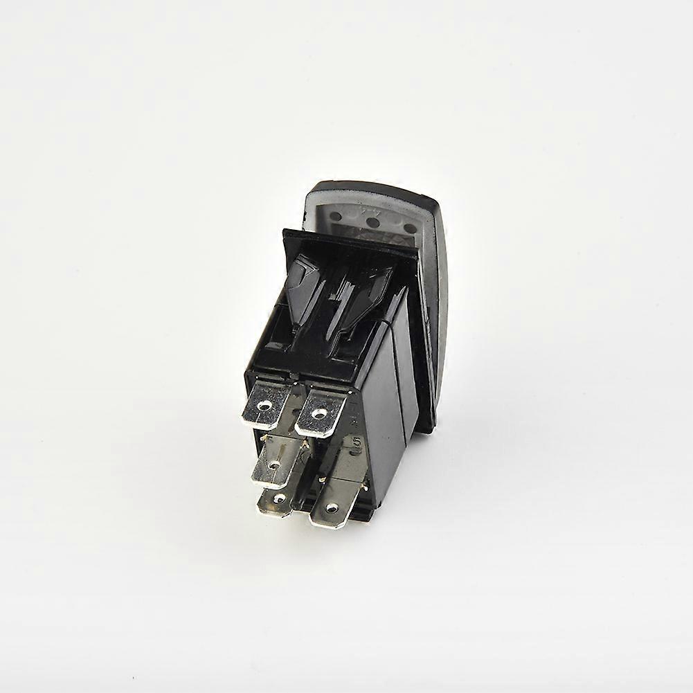 ABS & Anti-Delay Horn Switch Blue Car Boat Bell LED On/Off Button Rocker Speaker Switch 12V High Quality