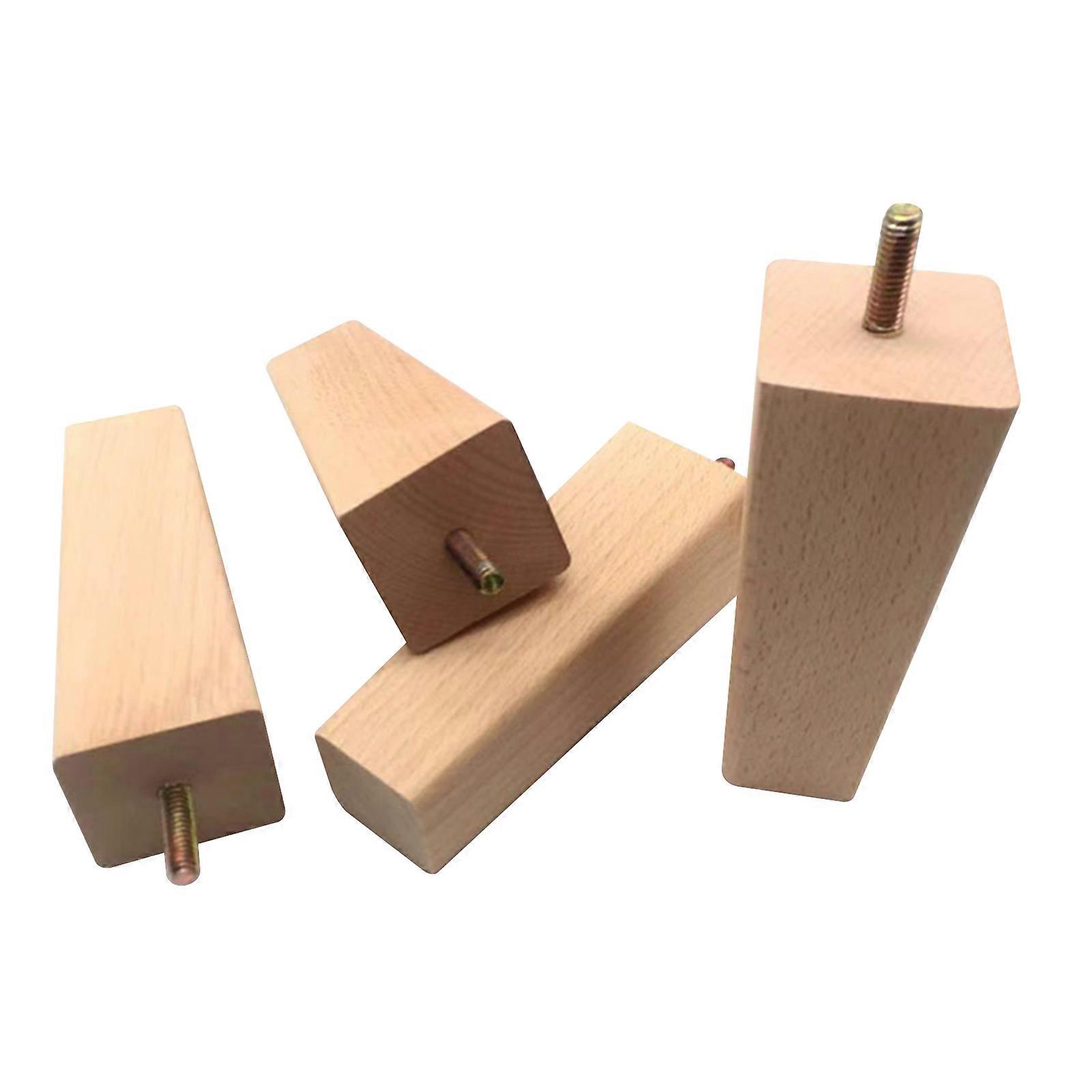 Wooden Table Legs for Home Use Sturdy and Elegant Design Suitable for Various Furniture Pieces 4 Pieces