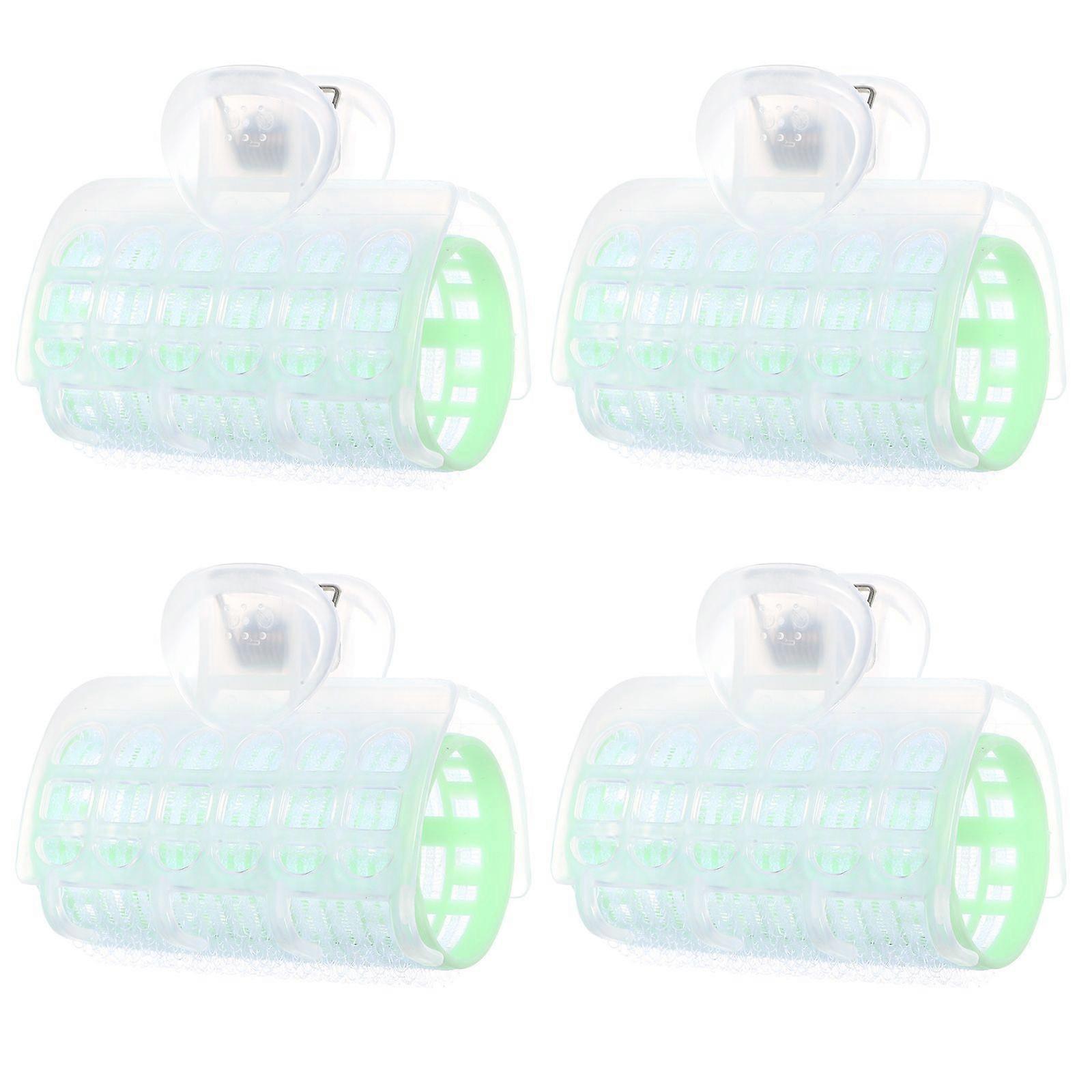 4 stks kapper kapper haar styling tools plastic haar krullen rollers
