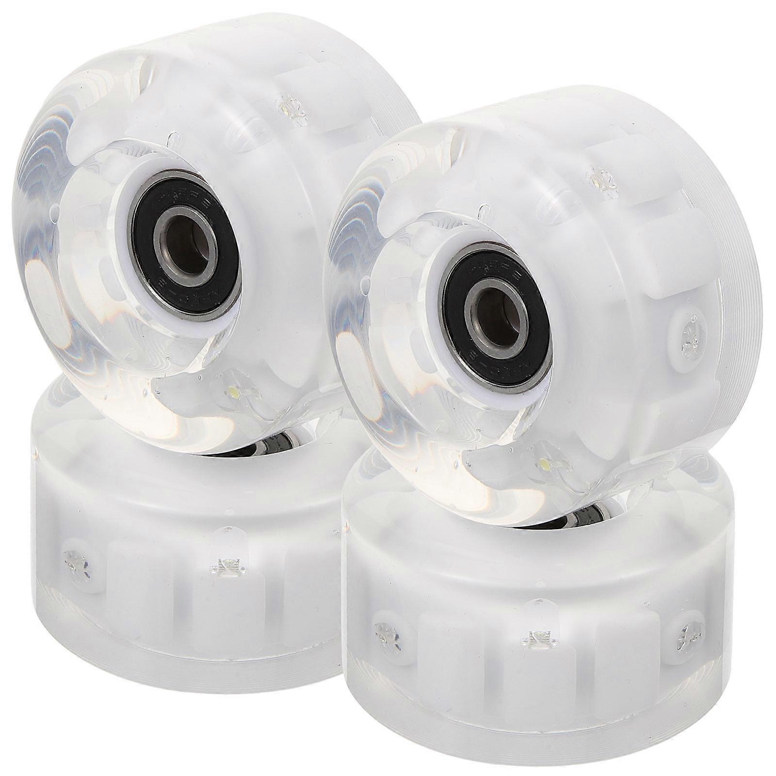 Grip Roller Skates Wheels Skates Accessories Beginners Asphalt Roads 5 50X5 50X3 00CM Pu Material 1Set