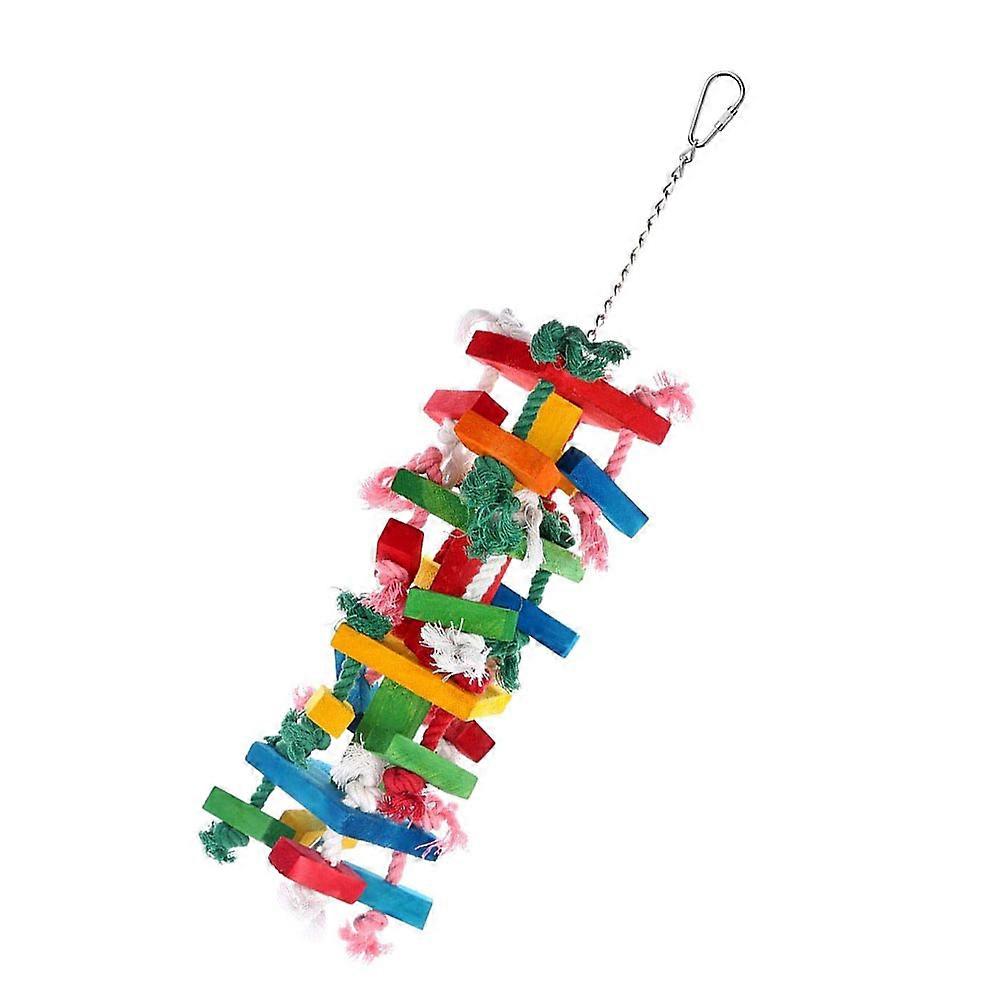 Bright Chewing Pendant for Parrots – Safe & Durable Bird Toy for Macaws, African Greys, and Lovebirds – Fun Pet Decor for Chewing and Nibbling