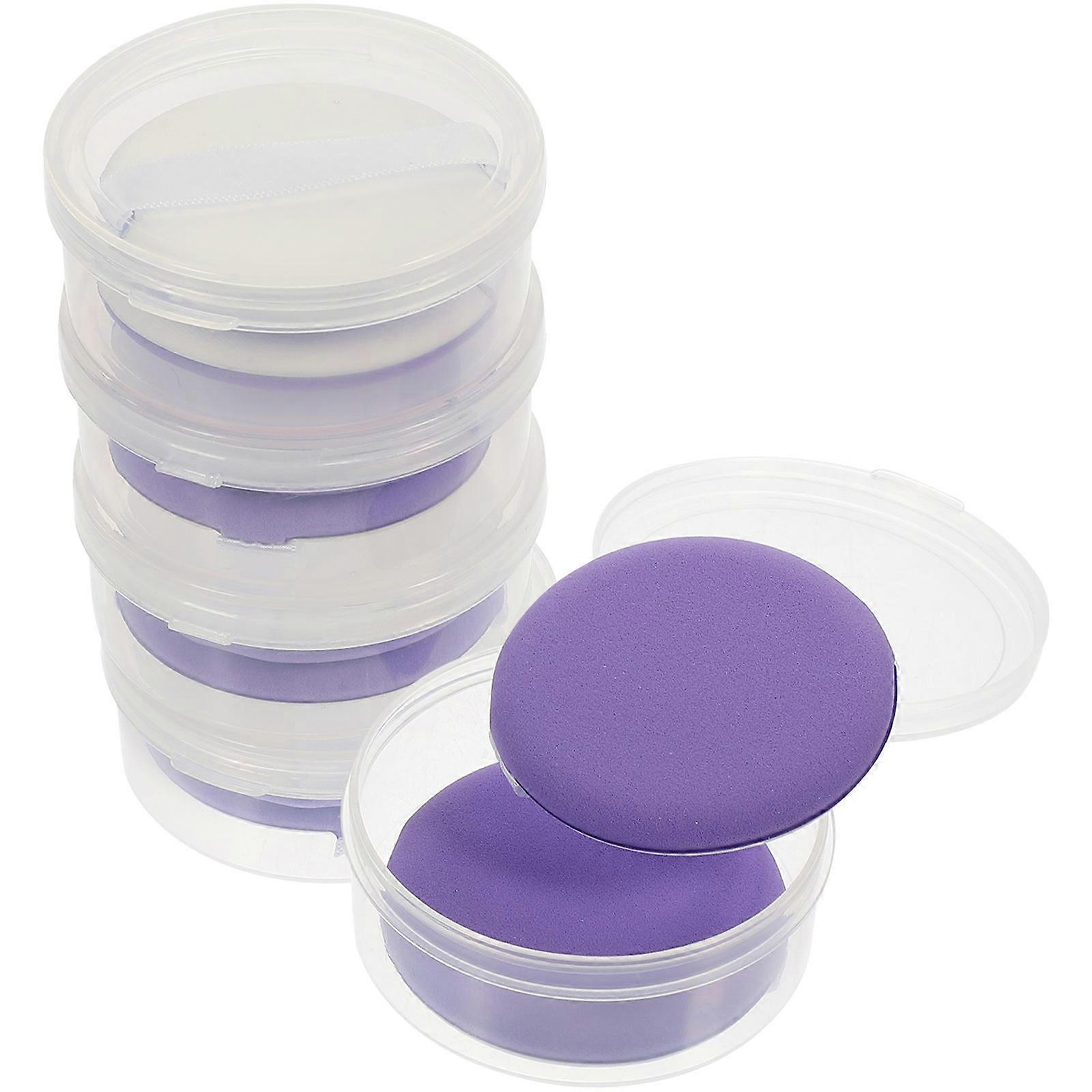 a well structured product description for your **5 Sets Round Makeup Sponges**:
### **5 Sets Round Makeup Sponges – Premium Non Latex Beauty