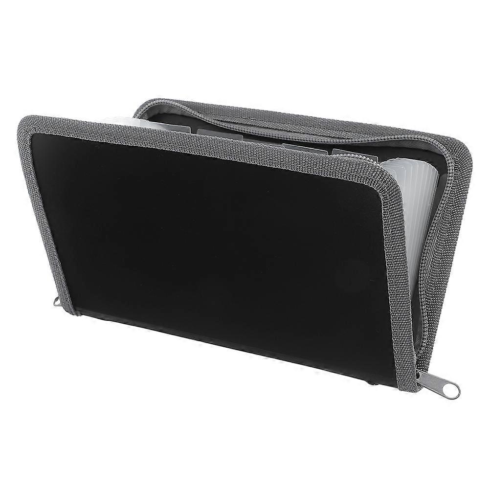 Small File Folder A6 Mini Accordion File Folder for Adults Bill Storage Multilayer Design 8.17X5.11X0.79IN 1Set