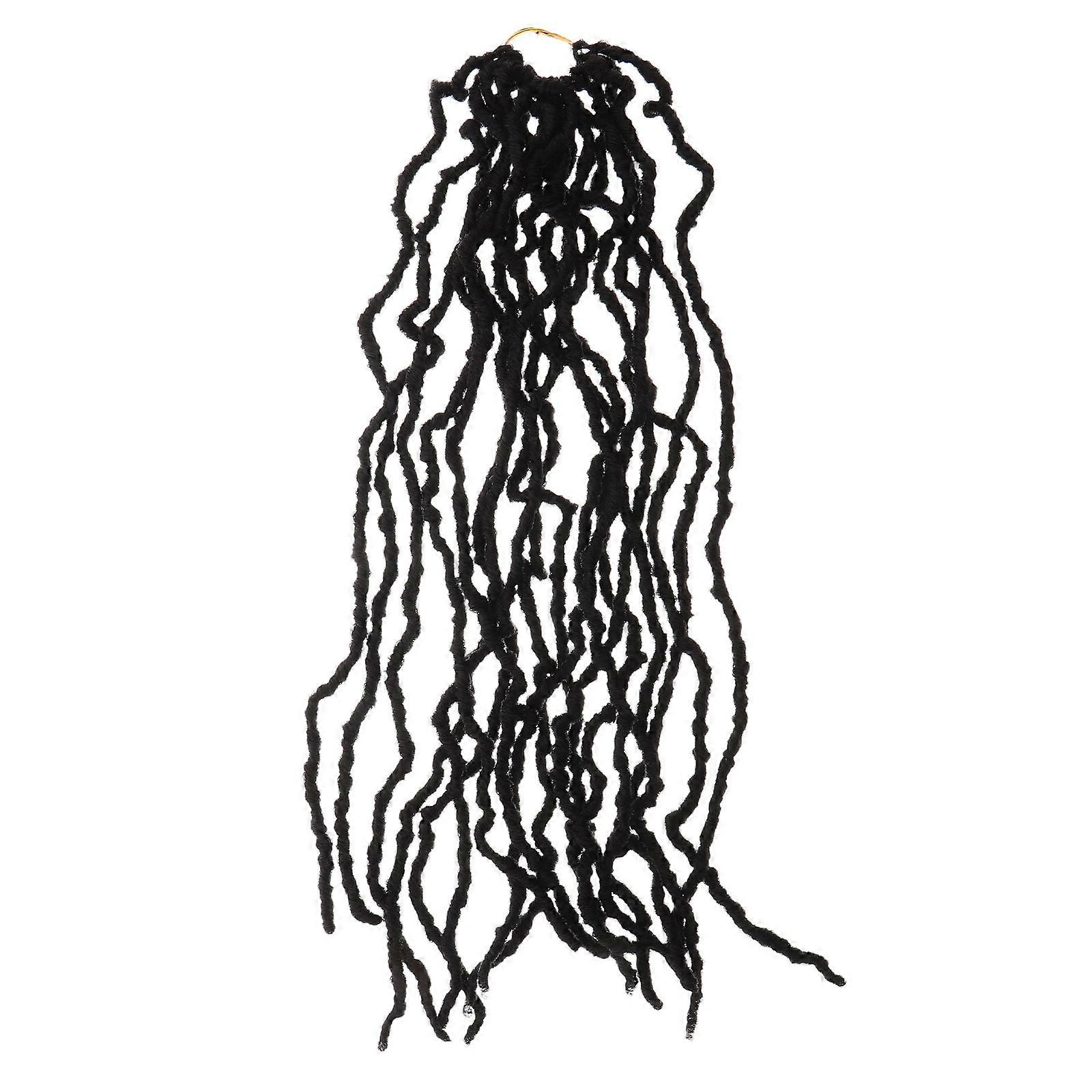 Synthetic Dreadlock Hair Extensions for Men and Women – Easy Install, Comfortable Everyday Wear, Versatile Styling for Parties and Travel