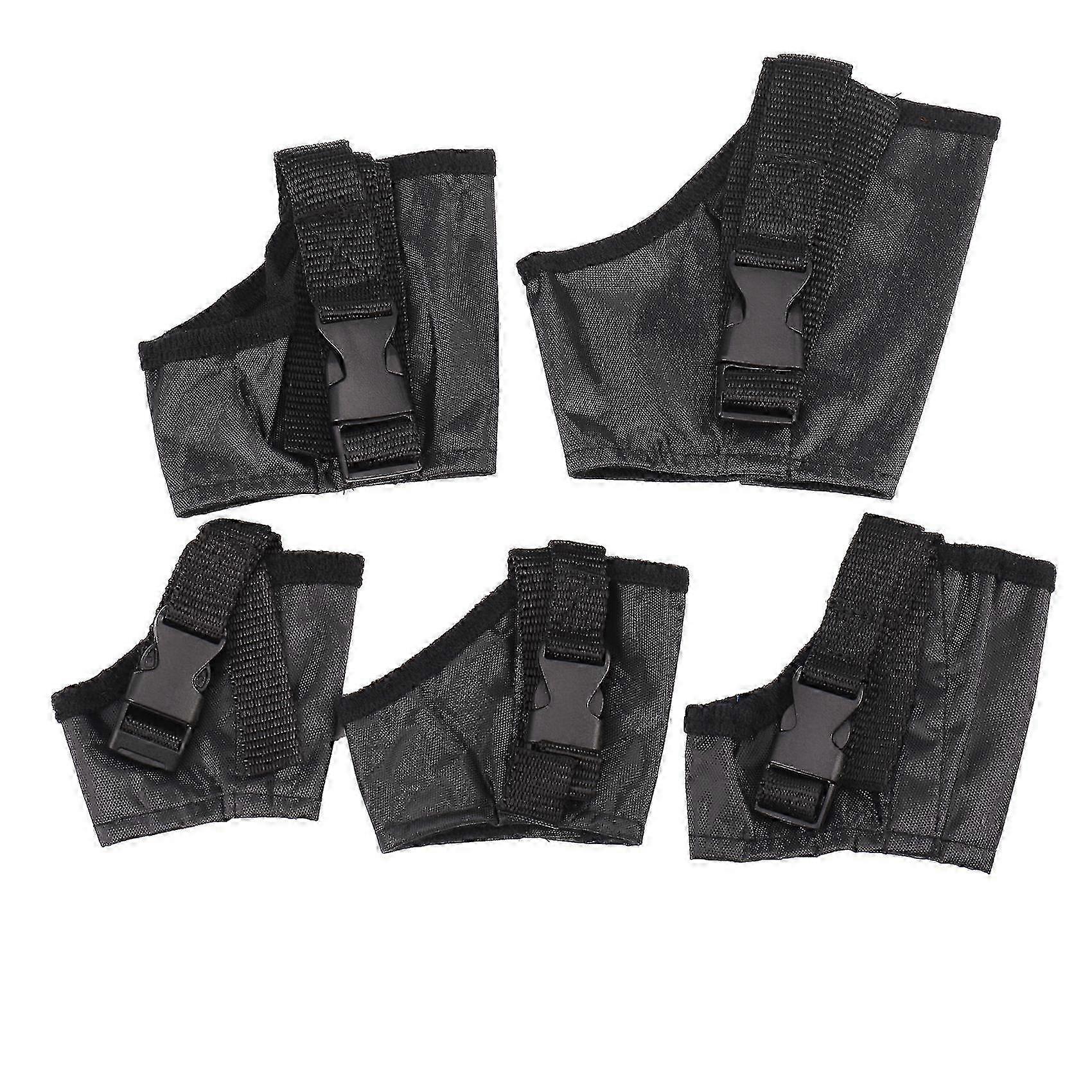Adjustable Dog Muzzles Set of 5, Anti-biting and Barking Mouth Covers Suitable for Small, Medium, and Large Dogs