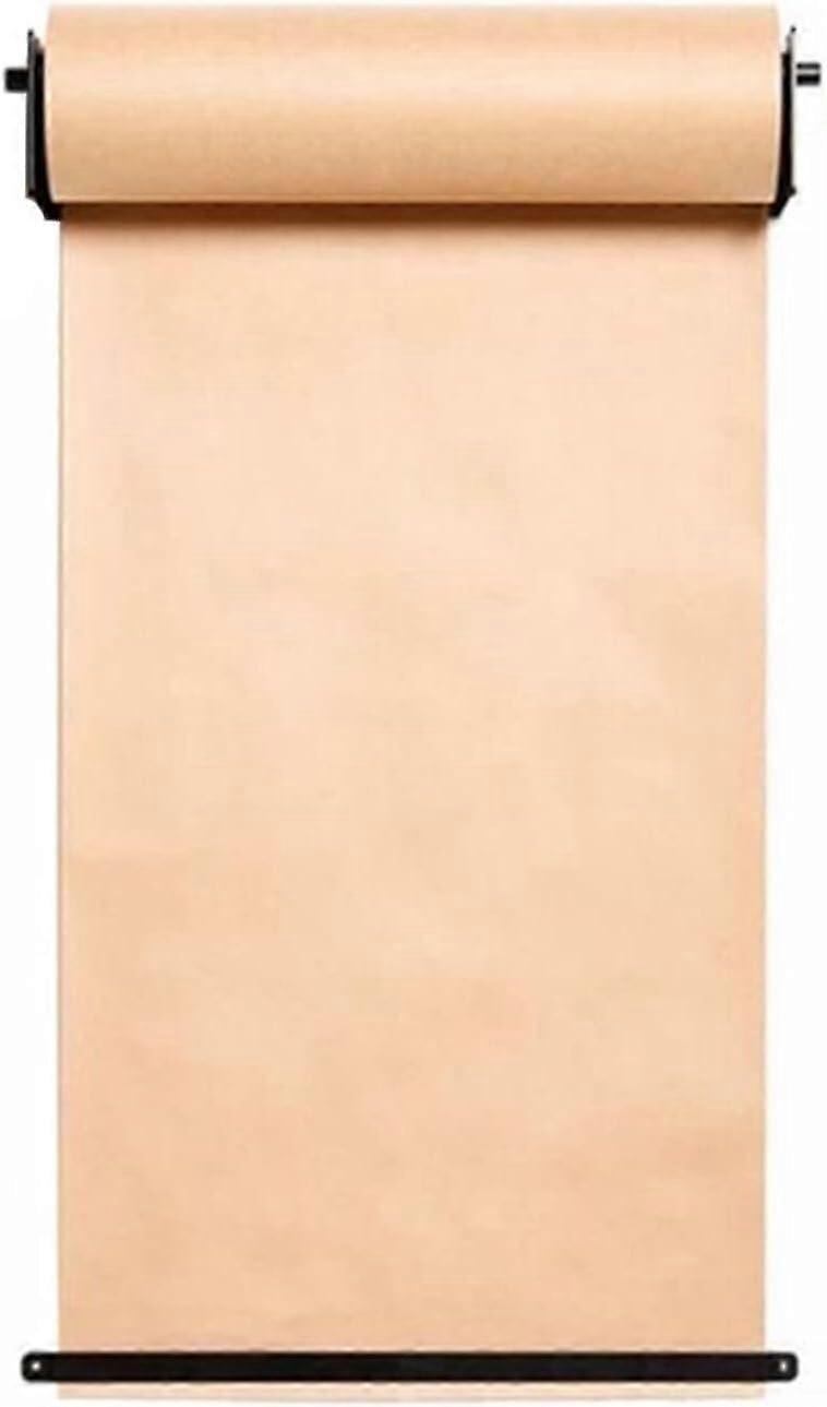 Kraft Roll Holder Display Stand for Kraft Paper Rolls, Sticky Note Dispenser for Wall Mounting (97cm wide)