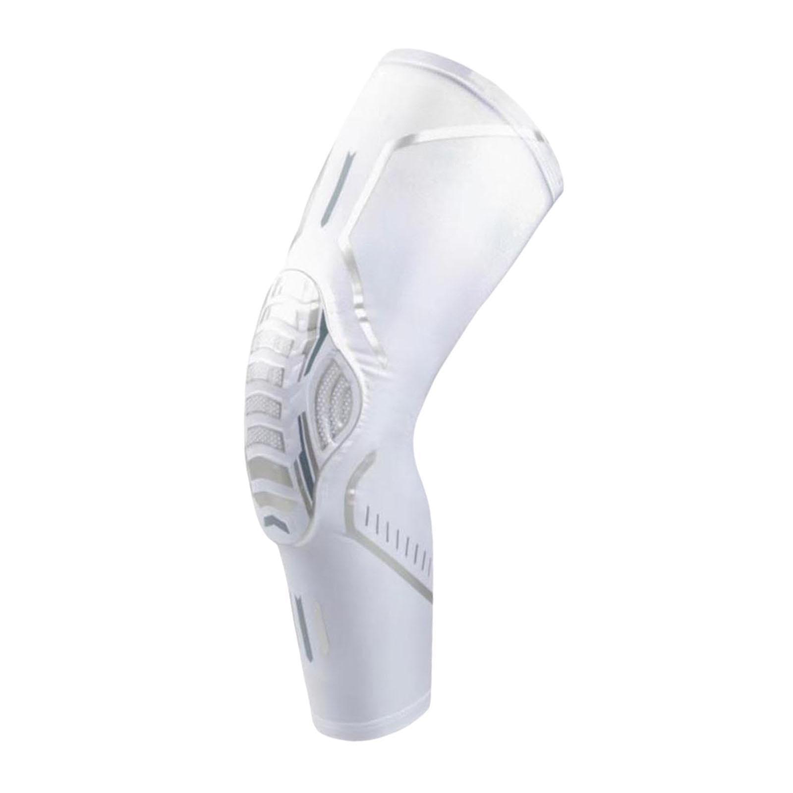 Knee Pads EVA Padding, Size S, Enhanced Protection, Knee Protector Gear For Boxing Wrestling Volleyball White