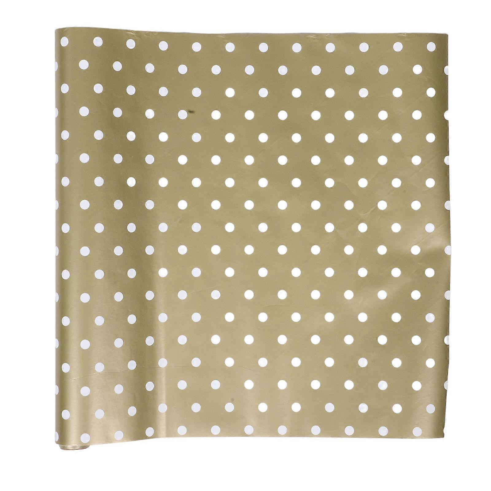 Here's a refined and concise product description for your **Minimalist Gold Dot Wrapping Paper Roll**:

 

**Minimalist Gold Dot Wrapping Paper Roll