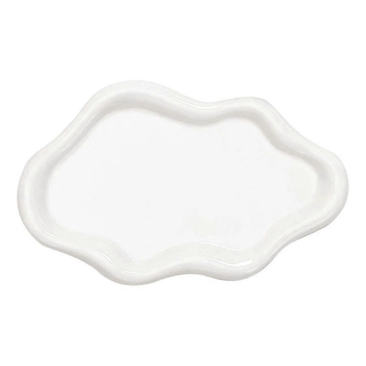 Cloud Shape Keramiske Smykker Brett Fat For Ring Key Pyntegjenstand Holder Soverom Dekor Estetisk Gave