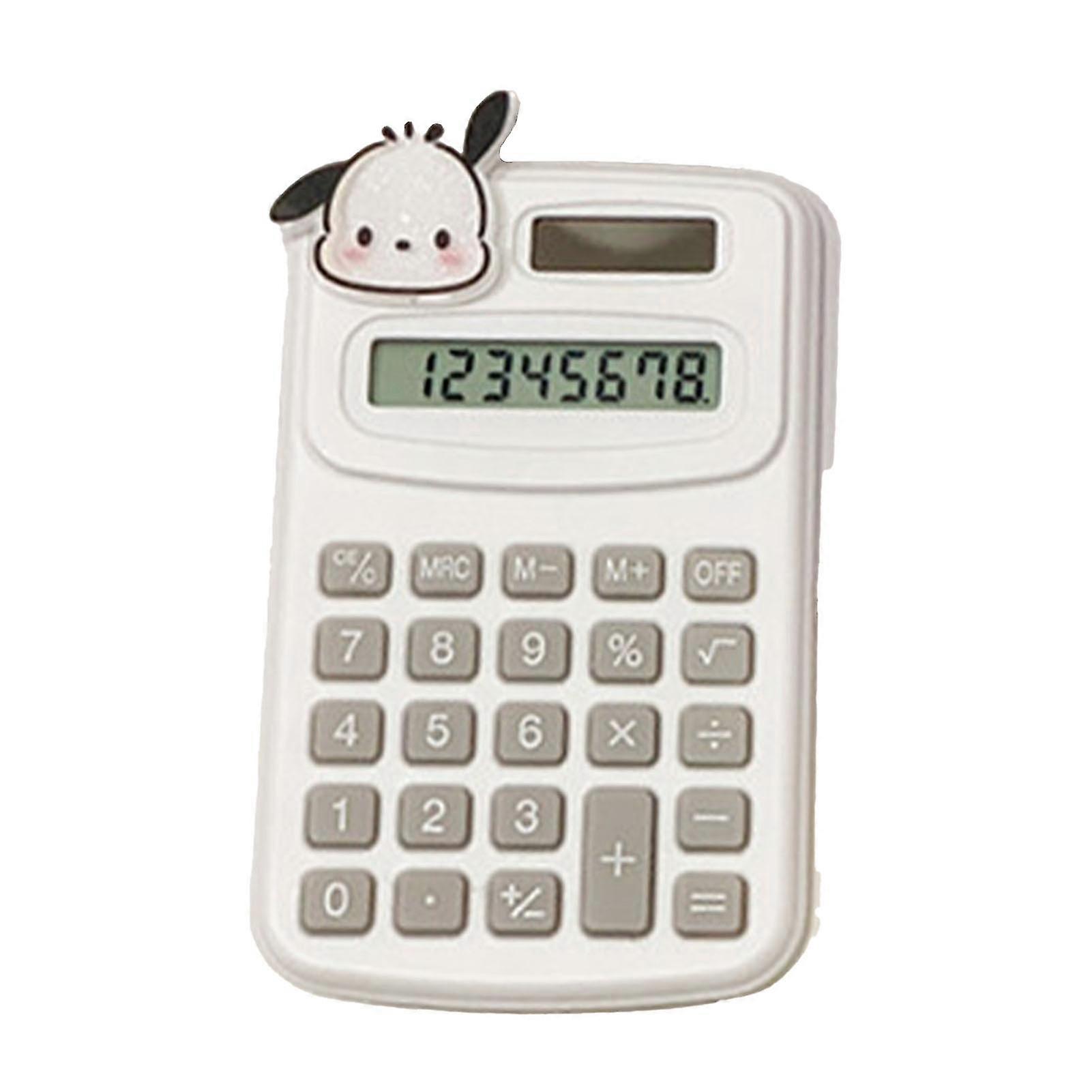 Multifunctional Handheld Pocket Calculator with LED Display for Office, School, and Home
