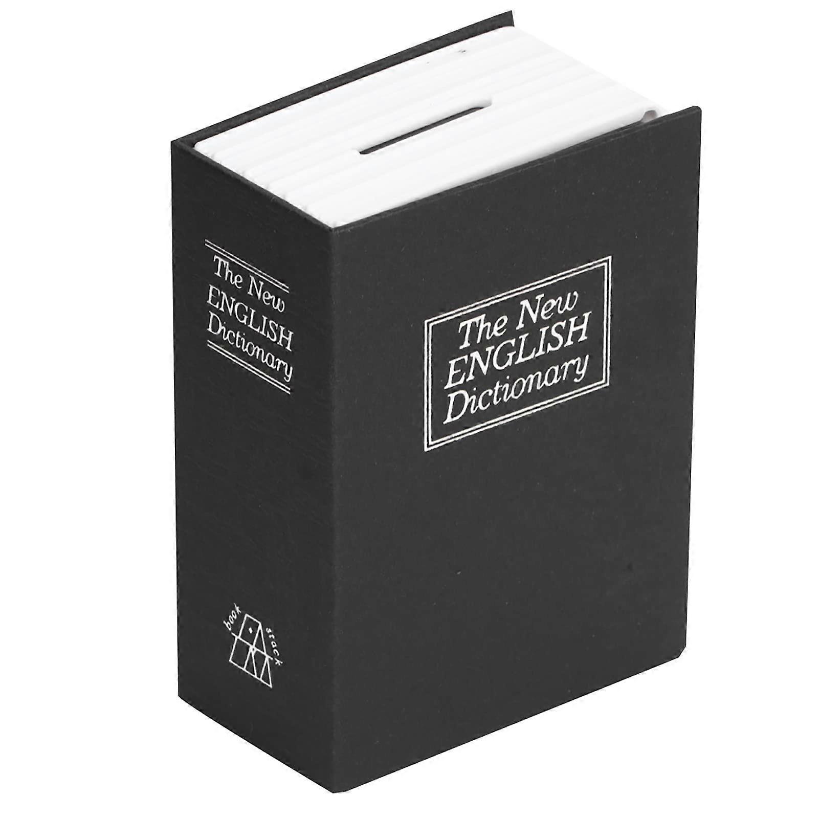 Booksafe Lockbox Mini with Metal Keys for Coin Storage