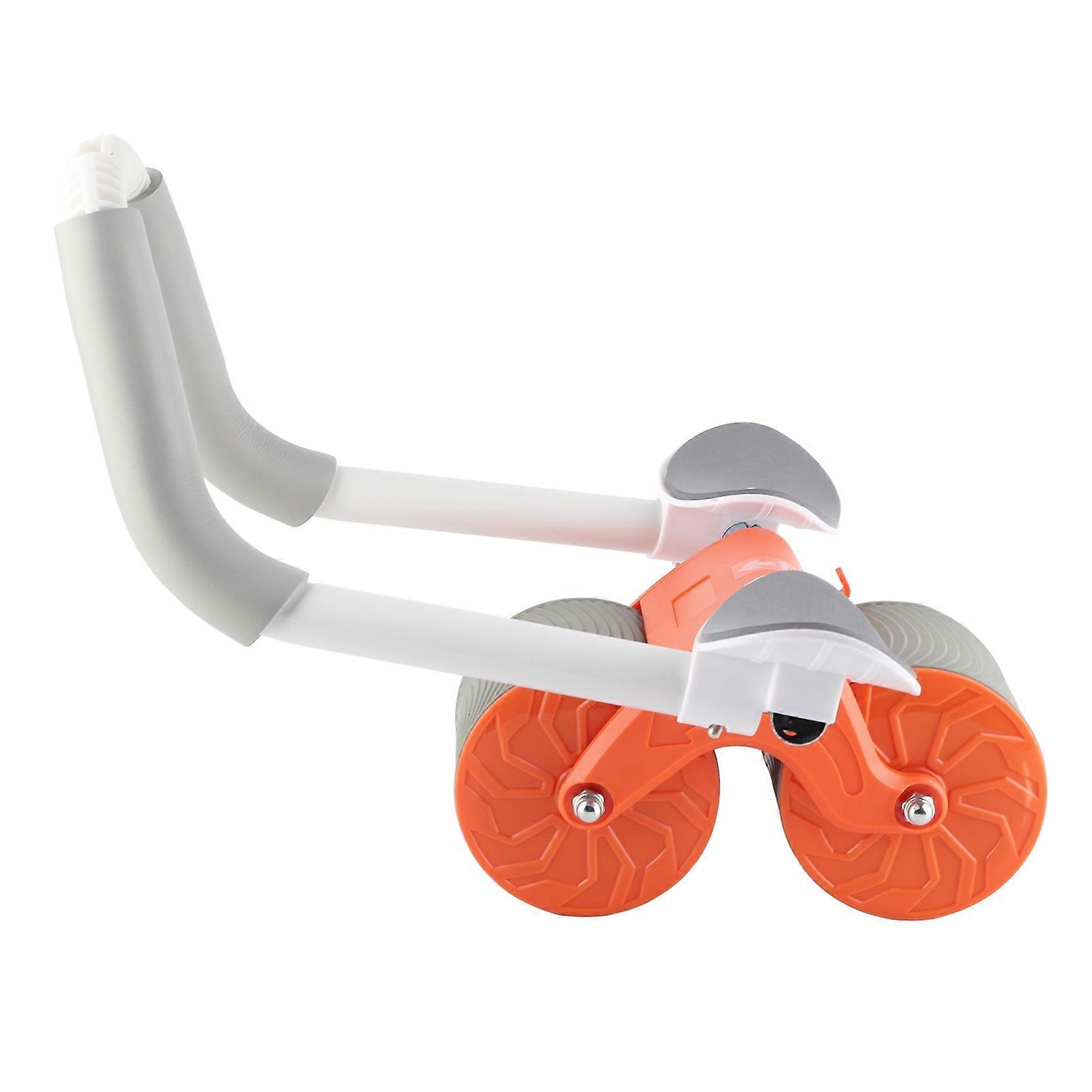 Automatisches Rebound-Bauchrad mit Ellbogenunterstützung Krafttraining Intelligentes Display Core Workout Roller Orange