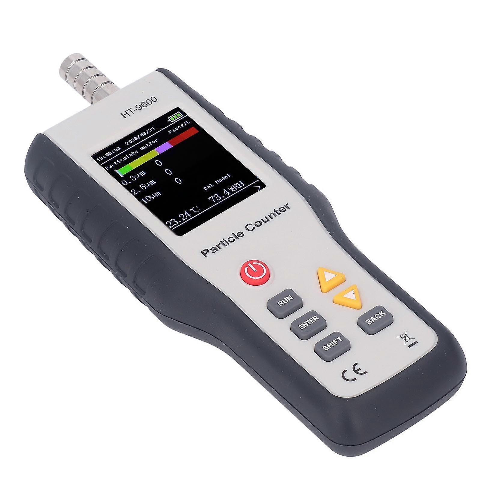 6 in 1 Air Quality Monitor Portable Temperature Humidity Detector for Home Office School