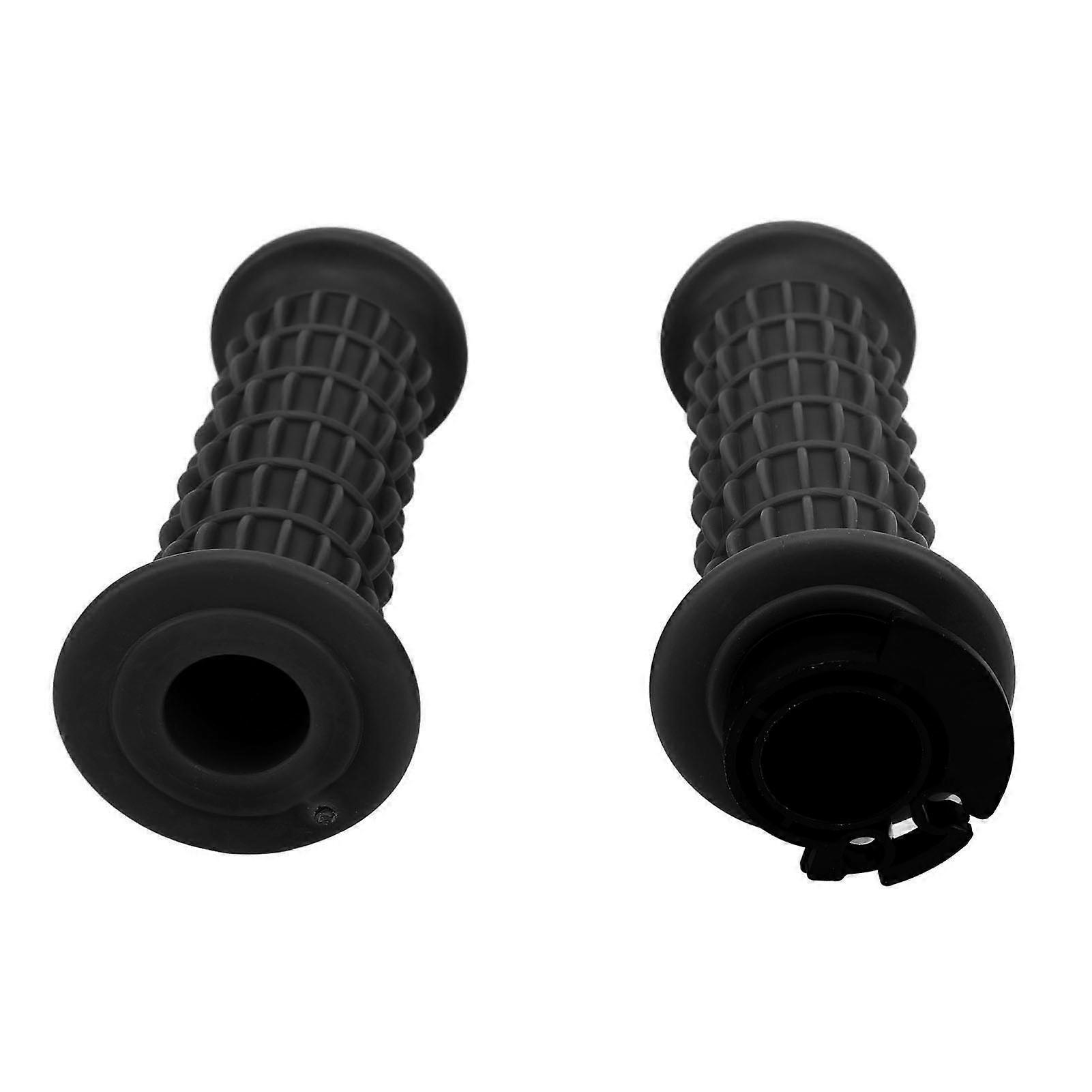 1 Pair 22mm Motorcycle Handlebar Universal Soft Grip Throttle Handle Fit for Scooter GY6 50cc 80cc 125c 150cc Red