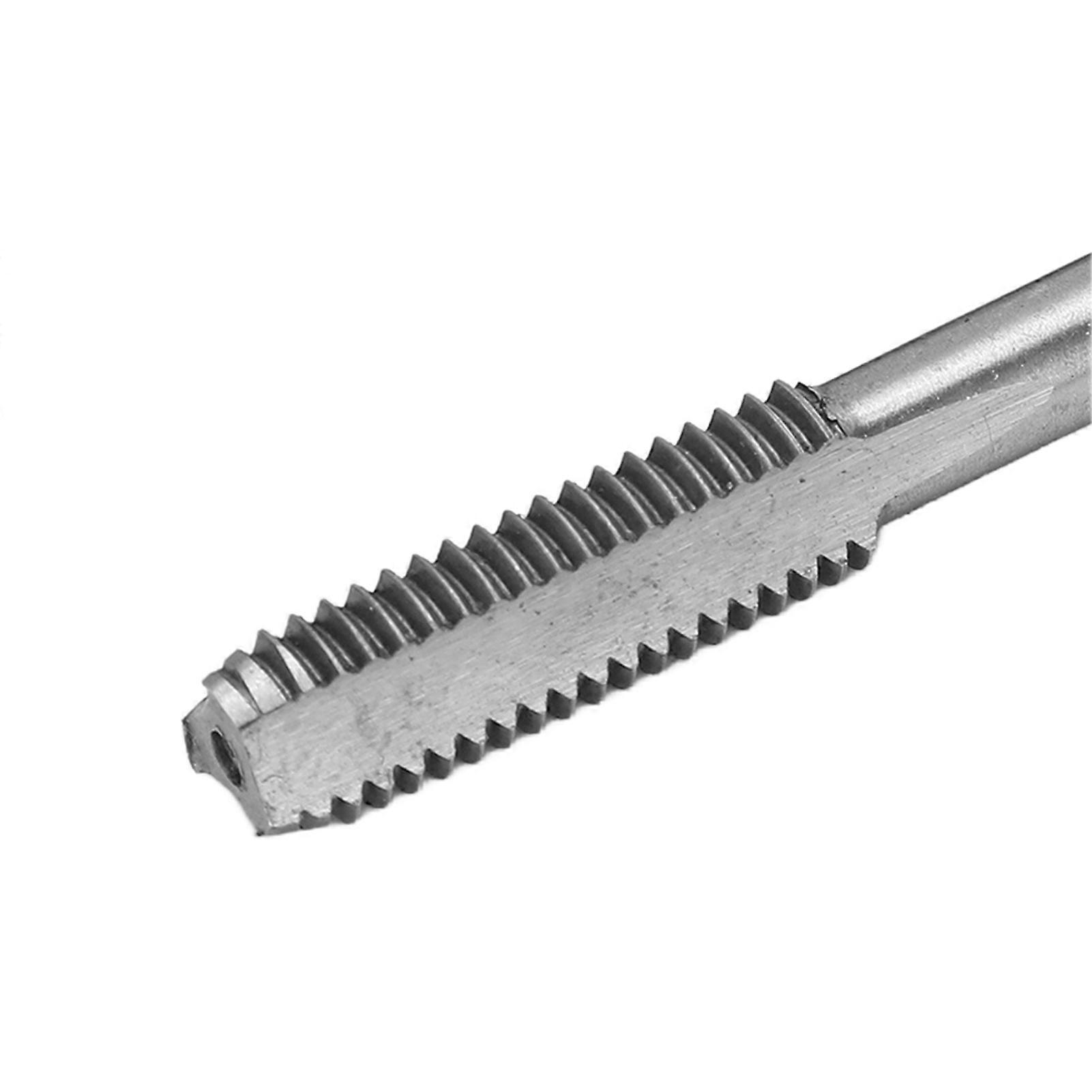 2Pcs/Set Metric Machine Tap High Speed Steel 3 Straight Flutes Screw Thread Tapping ToolM6x1