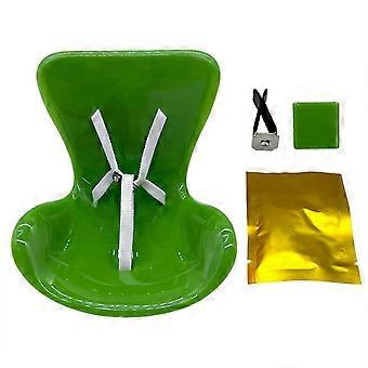 Plush Dolls Mini Safety Seats Model Ornament with Strap Cute Air Outlet Aromatherapies Decoration Car Interior Ornament  Green