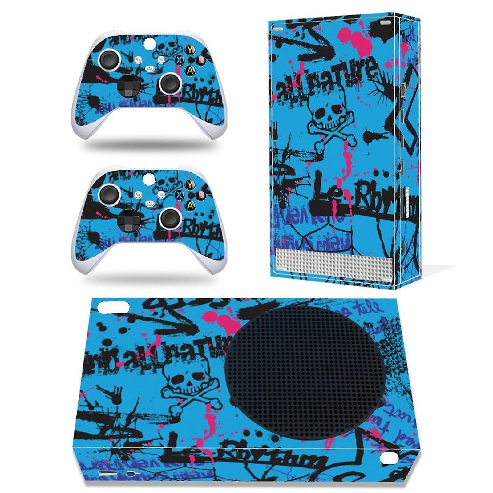 Vinyl Sticker Cover For Xbox Series S Console Case, Skin, Includes Two Wireless Controller Stickers, 73935 Decal