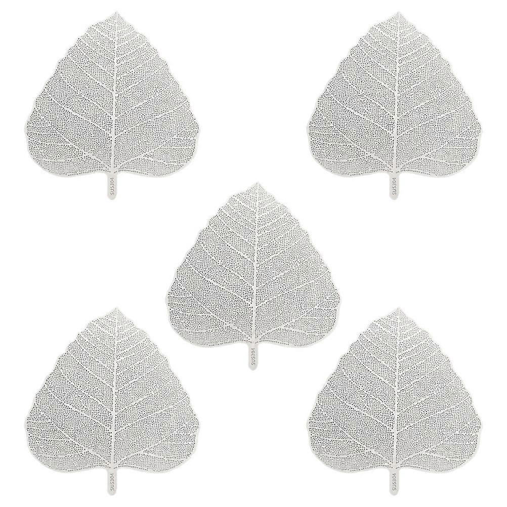 Mesh Tea Strainer Stainless Steel Tea Filter For Tea Drinking Simple Style 5Pcs