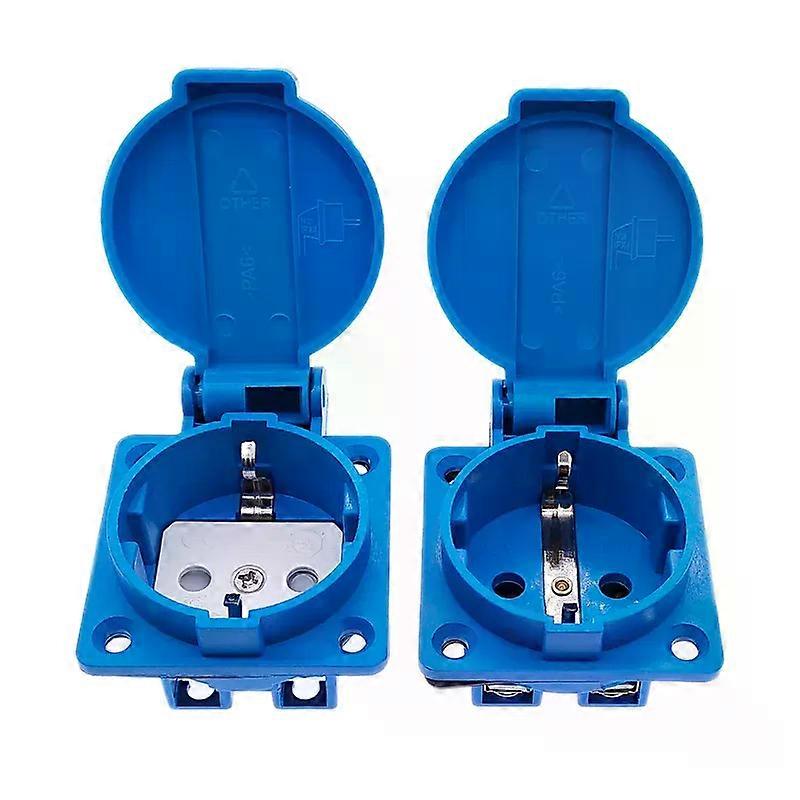 waterproof socket industrial waterproof socket EU socket copper contact body