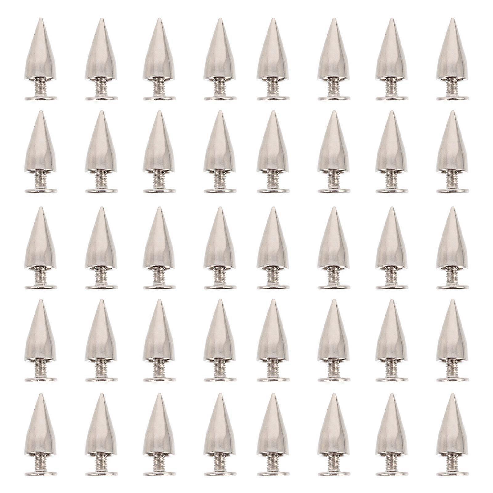Punk Spikes Decorative Accessory Set for Shoes, Coats & Backpacks – Rivet Studs with Screws for DIY Fashion Projects – Unique & Easy to Install