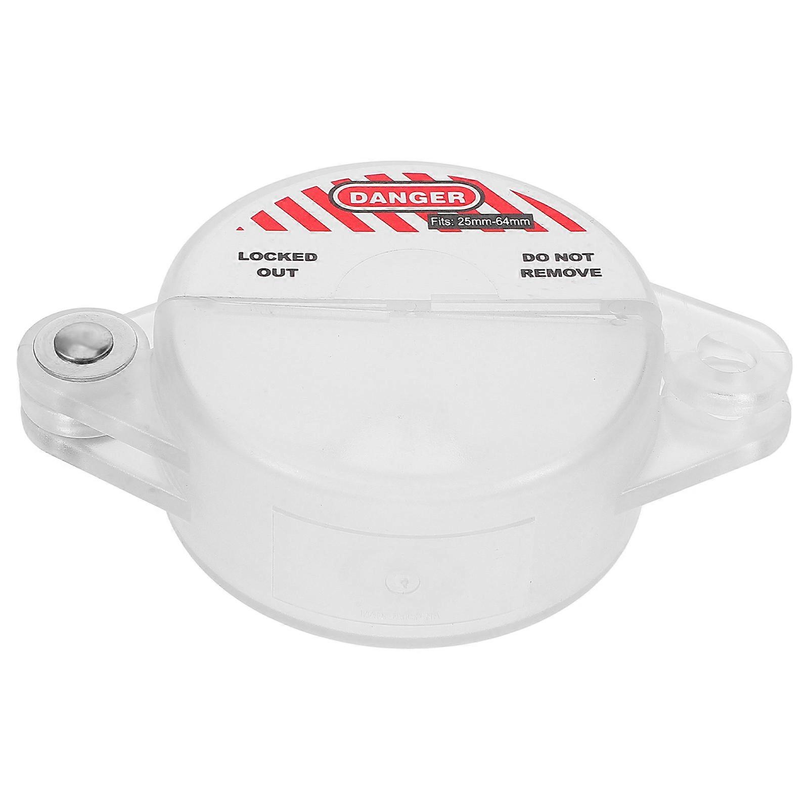 The **Transparent Gate Valve Lock Device** is a safety tool designed for use in outdoor environments, particularly for isolating water flow during