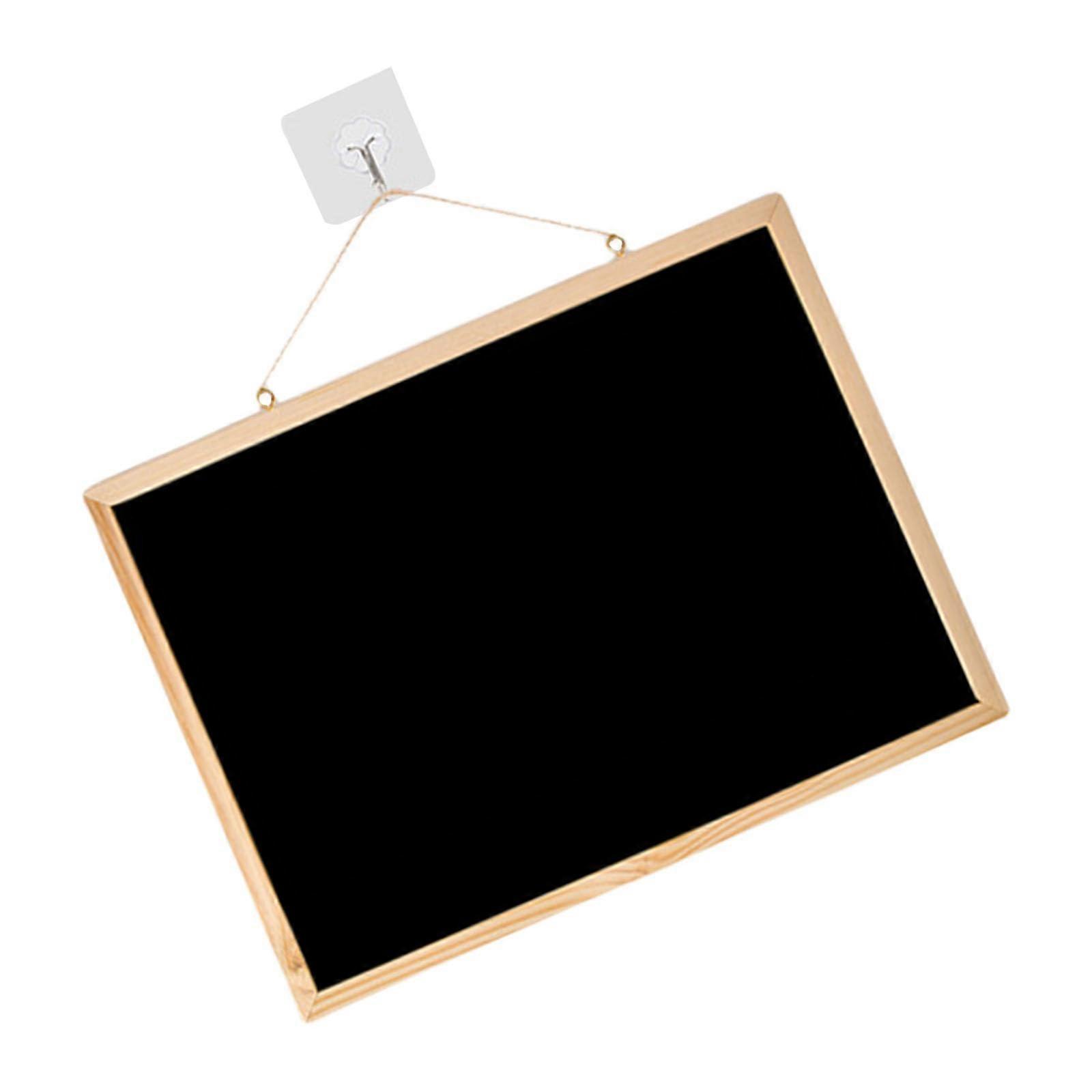 DoubleSided Hanging Chalkboard Small Writable Blackboard Hanging Memo Board