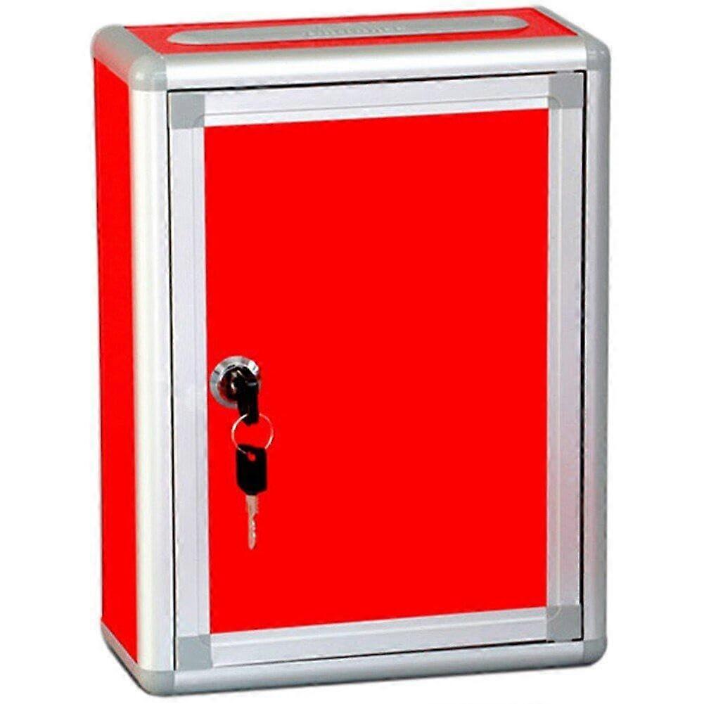 Suggestion Box Versatile Letterbox Practical Letterbox Metal Letterbox Lockable Letter Box Letter Storage Container Suggestion Case Small Letter Box