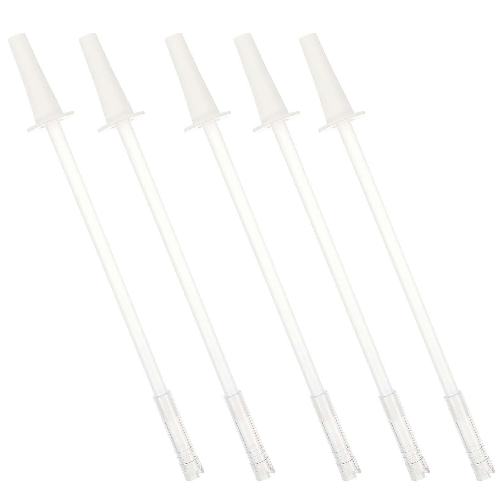 Straws Reusable Multi-Function Pot-Bellied Cup Straws For Environmentally Conscious Users Summer 5 Sets
