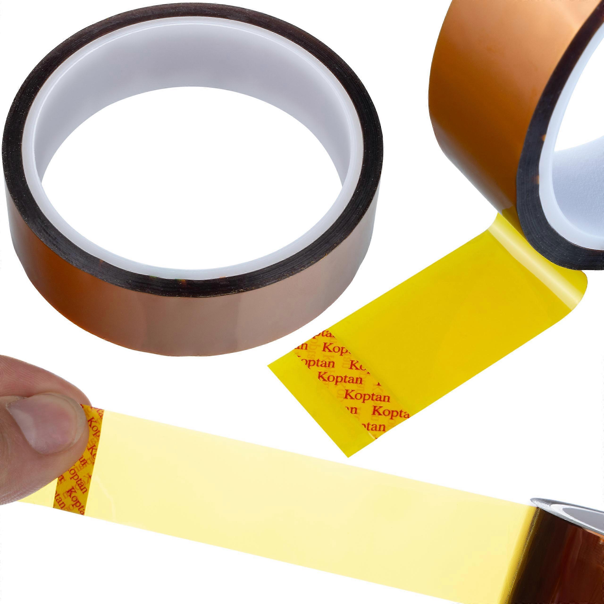 Rosfix Kapton Tape 30mm 0.05mm x 30M | Heat resistant up to 240°C