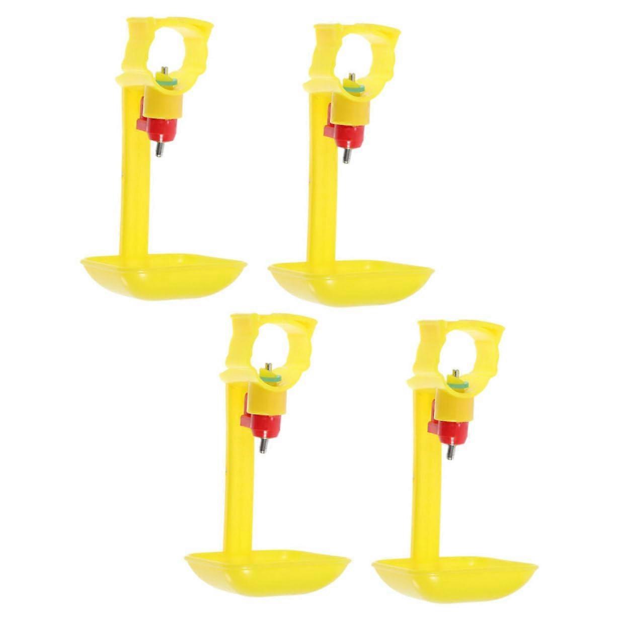 automatic watering chicken feed chicken water cup pp Yellow