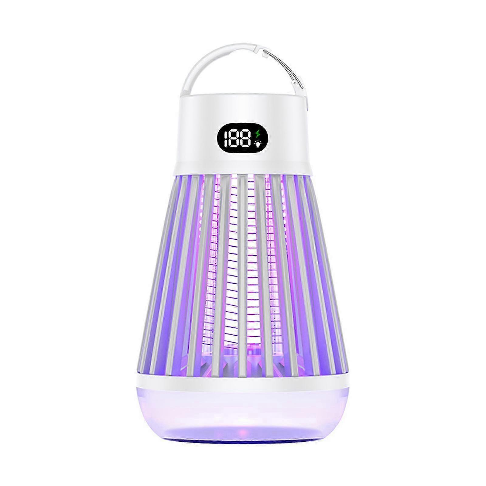 Lampada antizanzare LED ricaricabile USB 2-in-1 - Zapper per insetti portatile all'aperto per campeggio e uso domestico