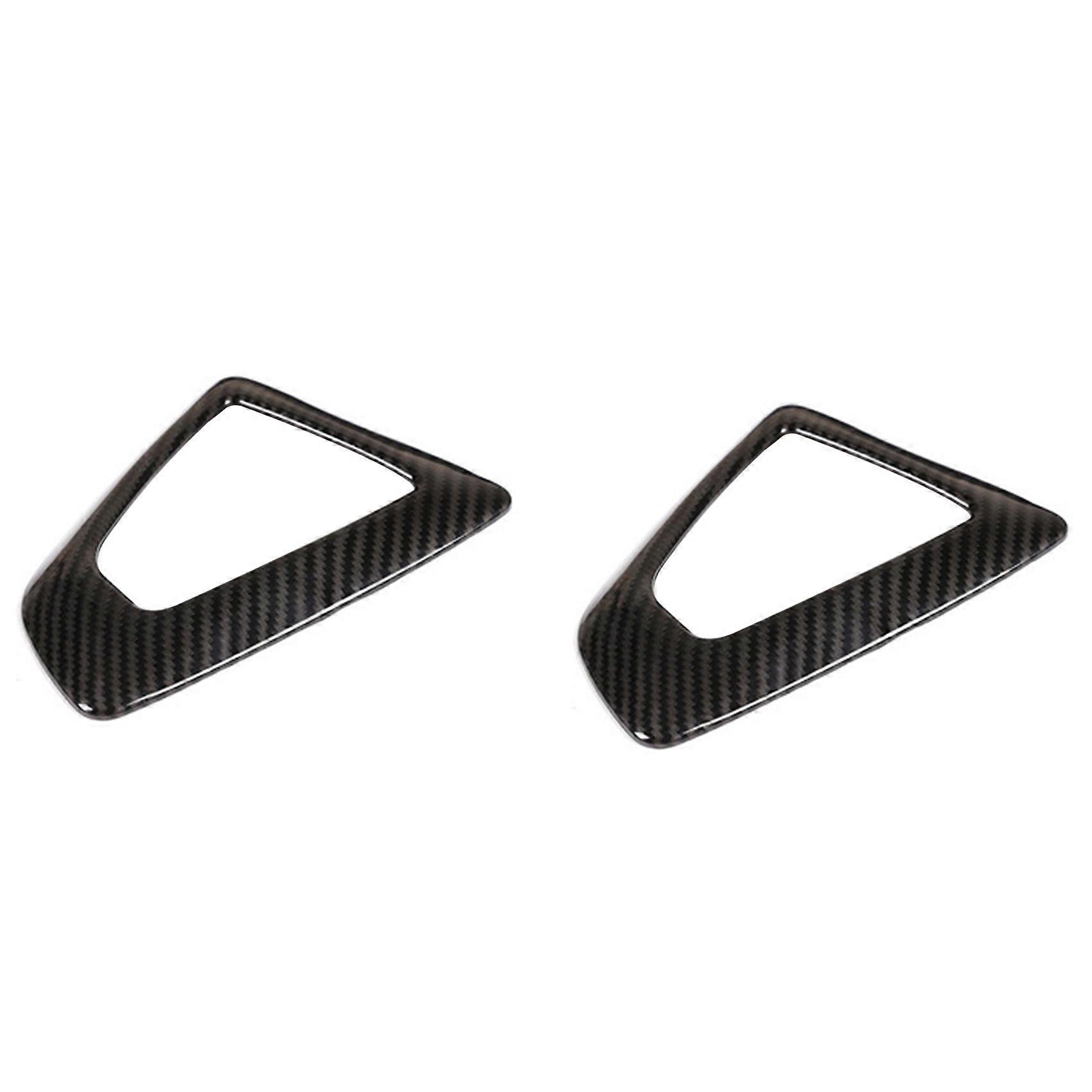 2X Car Gear Shift Frame Trim for -BMW 1 2 3 4 Series F20 F21 F22 F23 F30 F34 F35 F32 F33 F36 Carbon Fiber Style
