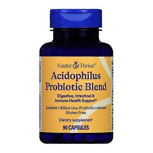فوستر اند تزدهر مزيج بروبيوتيك اسيدوفيلوس ، 90 كبسولة (عبوة من 1)