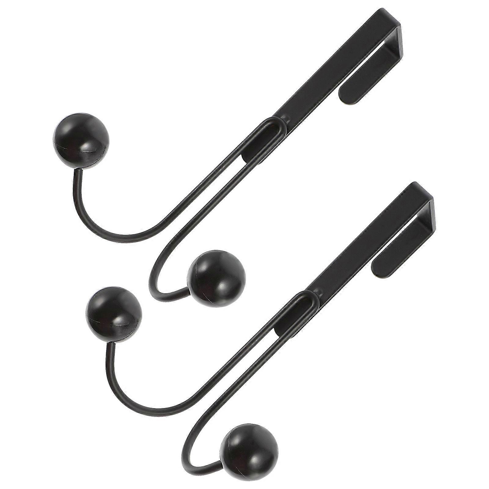 2pcs Over Door Hooks, Multi Functional Hanger Organizer for Coats, Hats, Towels, and Bags, Space Saving Design for Home Use