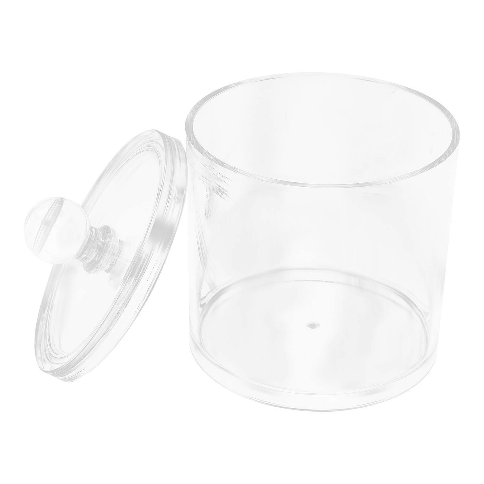 Cotton Ball Holder Cotton Swab Container Cotton Round Pad Storage Jar for Bathroom