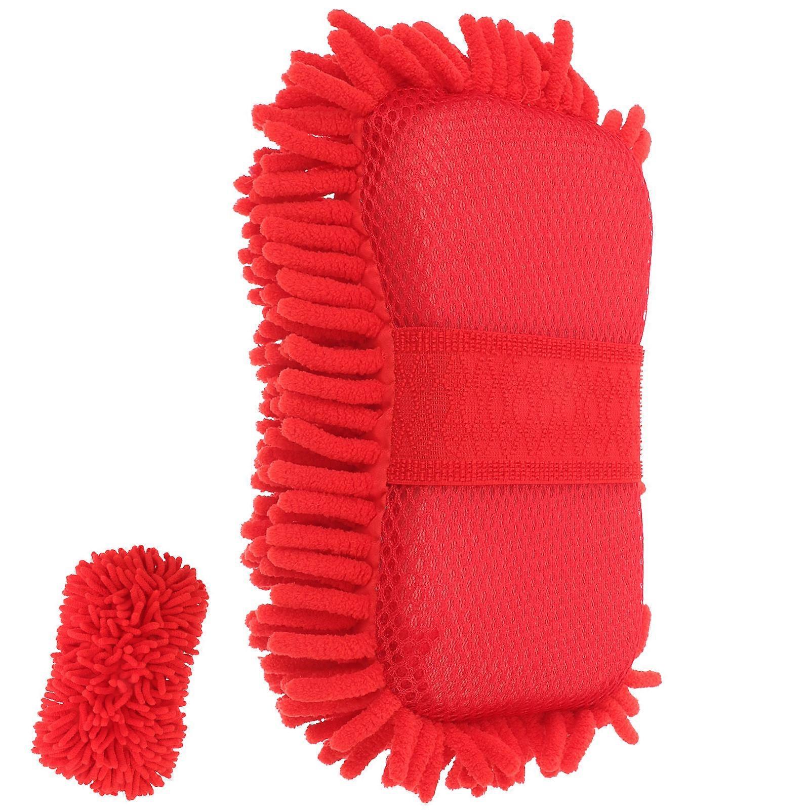 Car Multifunctional Sponge Rectangular Polyester For Motorcycle Cleaning 27.00X16.00X8.00CM Water Absorbency 1Pcs