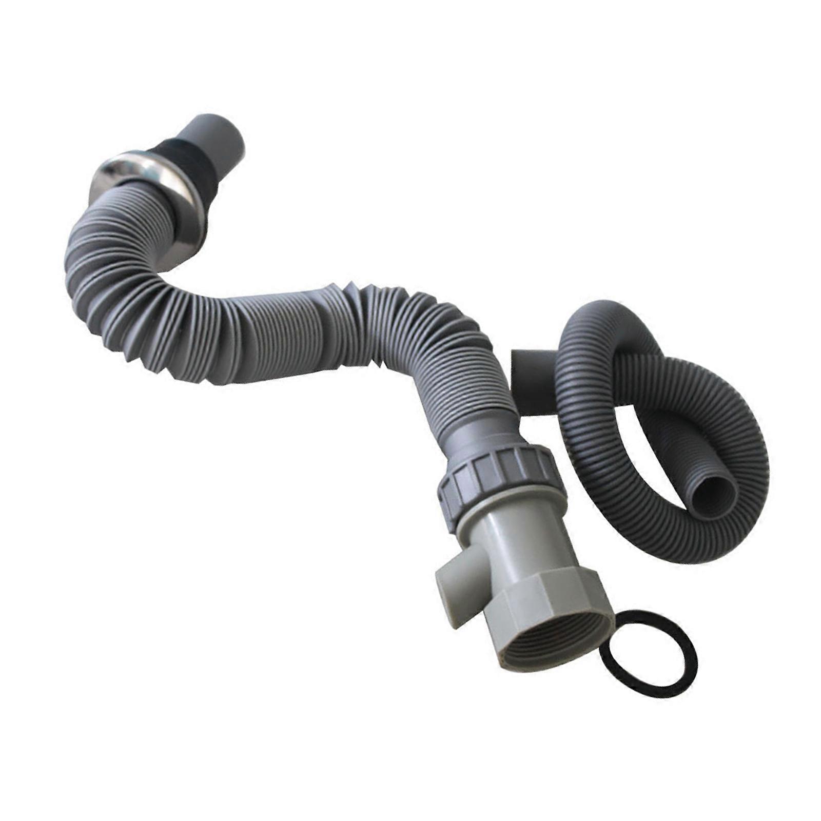 Catch Basin Pipe Kit Flexible & Durable Gutter Extension Pipe Efficient Water Diverter Durable & Leak Proof 32cm Pipe Multicolor