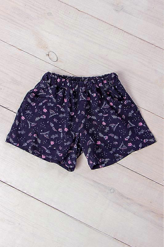 Girls' Cotton Shorts – Comfy Fit & Side Pockets, Summer, HC 6262-002