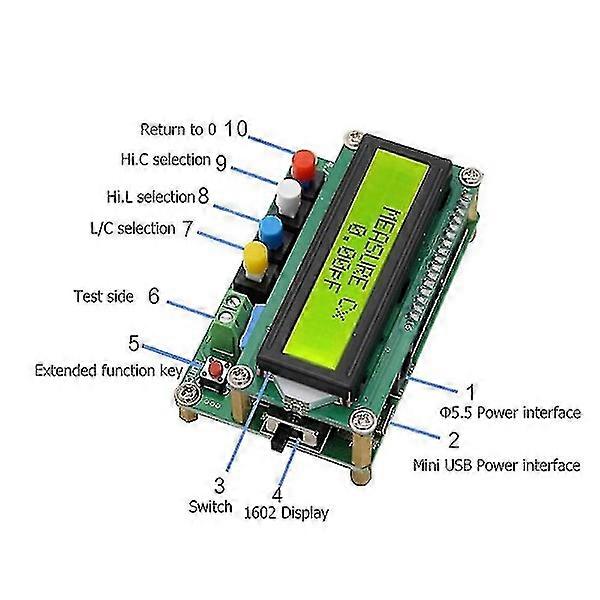 Digital Lc100-a LCD High Precision Inductance Capacitance L/c Meter Tester