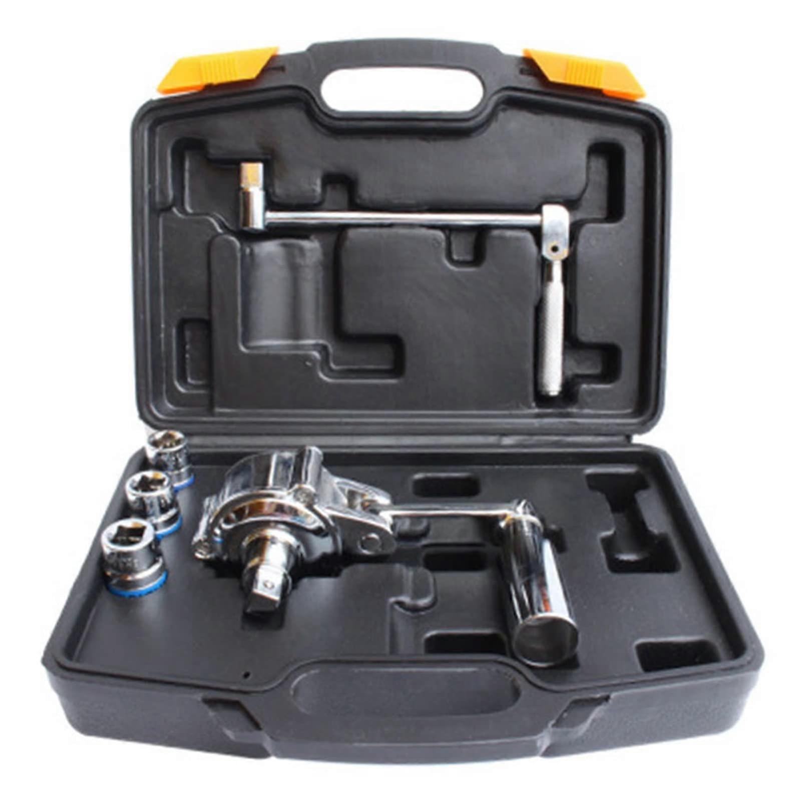 RU 1/2 Torsional Torque Multiplier Wrench for Car Tyre Disassembly, Heavy-Duty Lug Nut Remover with High Efficiency