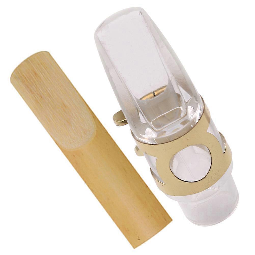 Tenor Saxophone Mouthpiece Kit with Clip Reed and Clamp – Durable Design for Enhanced Performance, Suitable for Beginners and Professionals