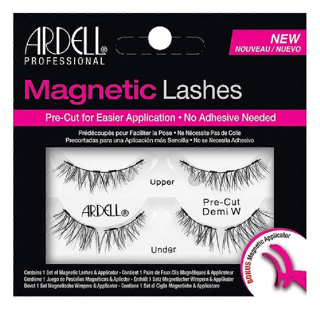 Magnetic Eyelashes Pre-cut Half Bundle Black 1pc (1pack)