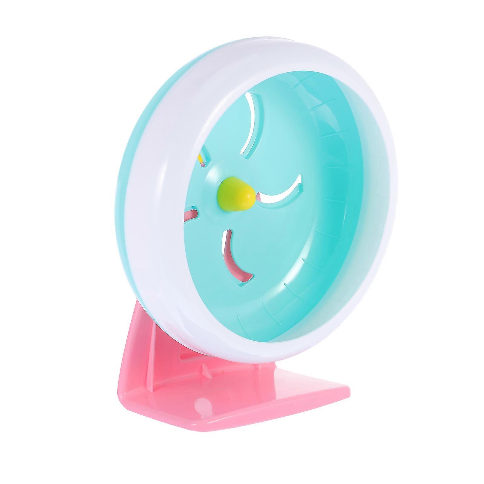 Hamster Exercise Wheel Silent Running for Hamsters Mice Gerbils Safe Plastic Design with Base Indoor Play and Exercise
