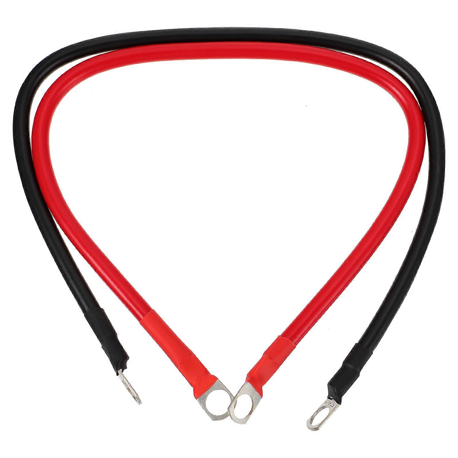 Copper Wire Battery Ground Cable Terminal Kit For Parallel Connection 2Set High Temperature Resistance Assorted Color